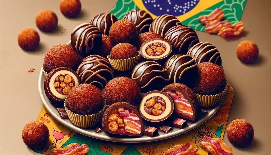 Brigadeiro de pimenta-biquinho e bacon crocante – o doce mais controverso do Brasil