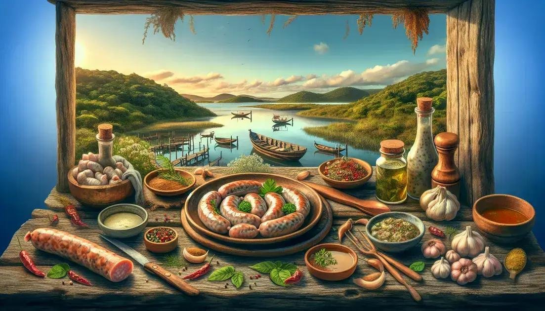Linguiça de peixe das lagoas catarinenses: iguaria escondida no litoral sul