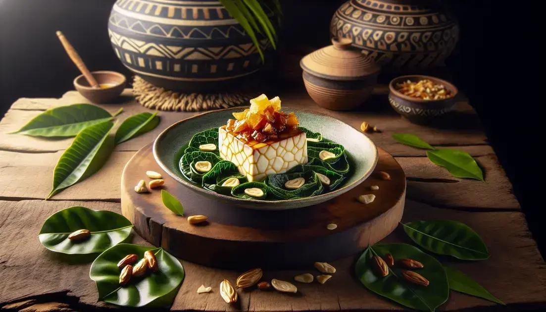 Maniçoba com queijo coalho caramelizado – o contraste que surpreende