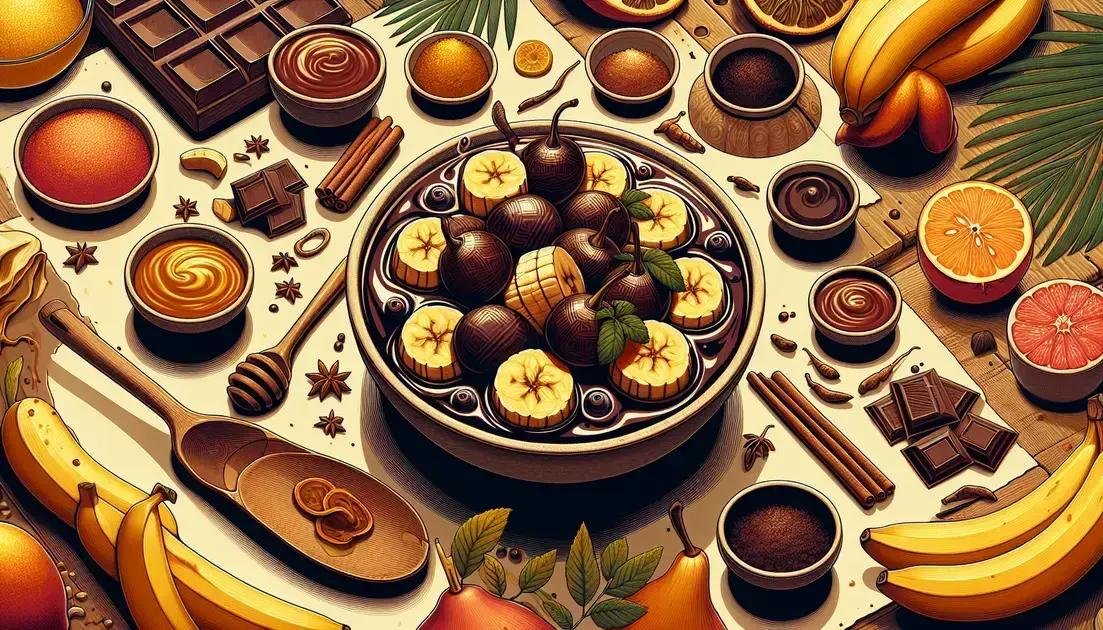 Moqueca de banana com chocolate amargo: sabor insano ou combinação de gênio?