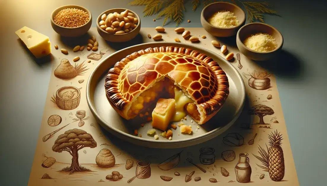 O pastel de pinhão com queijo colonial: a fusão perfeita dos sabores serranos